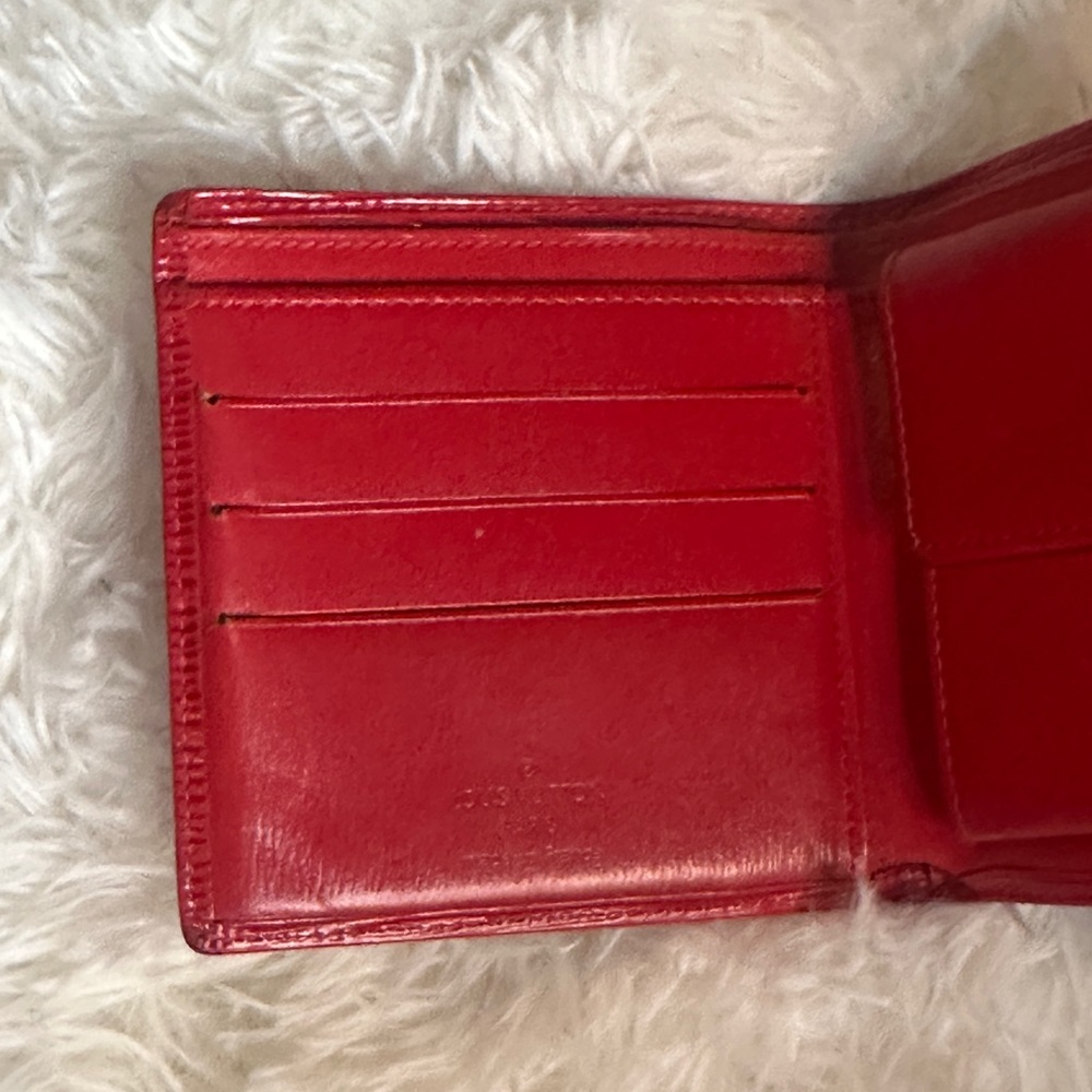 Louis Vuitton Red Leather EPI Wallet - Picture 2 of 14